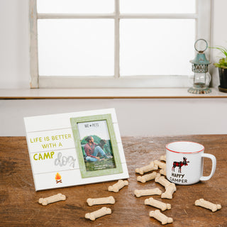 Camp Dog 10.5" x 8" Frame (Holds 6" x 4" Photo)