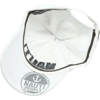 Nauti People White Adjustable Hat