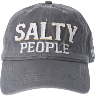 Salty People Dark Gray Adjustable Hat