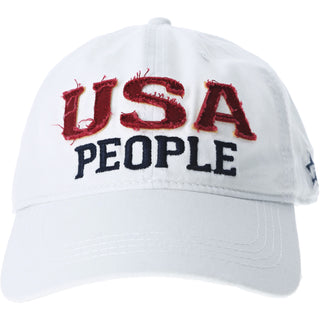 USA People White Adjustable Hat