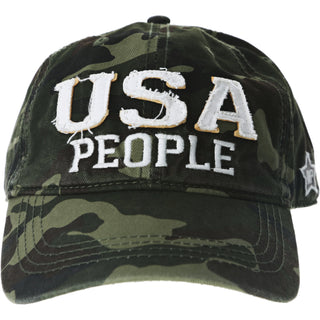 USA People Camouflage Adjustable Hat