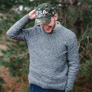 USA People Camouflage Adjustable Hat