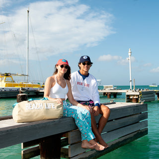 Boat Life Navy Adjustable Hat