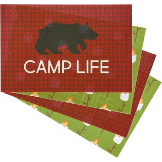 Camp Placemat Gift Set (4 - 17.75" x 11.75")