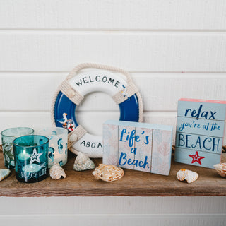 Relax at the Beach 4" x 6" MDF Plaque