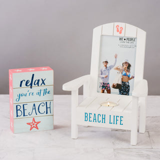 Relax at the Beach 4" x 6" MDF Plaque