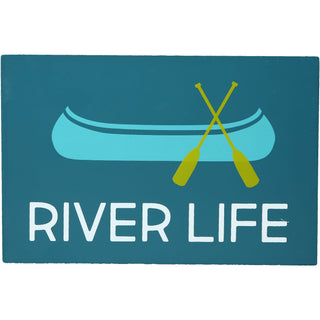 River Life 6" x 4" MDF Plaque