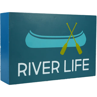 River Life 6" x 4" MDF Plaque