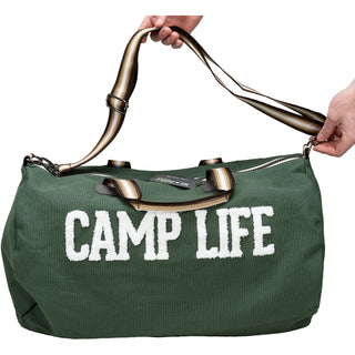 Camp Life 21.5" x 13" Canvas Duffle Bag