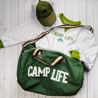 Camp Life 21.5" x 13" Canvas Duffle Bag