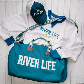 River Life 21.5" x 13" Canvas Duffle Bag