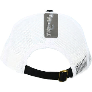 Soccer Life Black Adjustable Mesh Hat