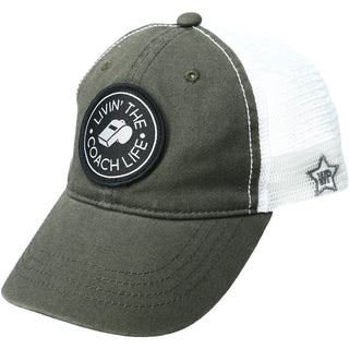 Coach Life Dark Gray Adjustable Mesh Hat