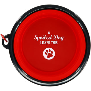 Spoiled Dog 7" Collapsible Silicone Pet Bowl