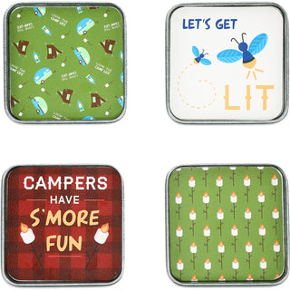 Camp 4" Coaster Set (4 Piece)