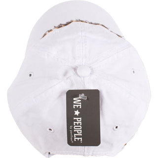 Pickleball People White Adjustable Hat