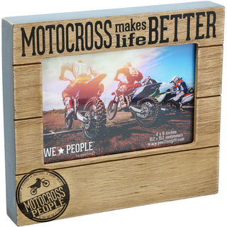 Motocross People 6.75" x 7.5" Frame (Holds 4" x 6" photo)