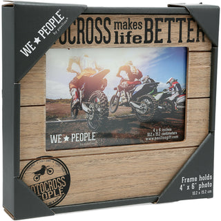 Motocross People 6.75" x 7.5" Frame (Holds 4" x 6" photo)