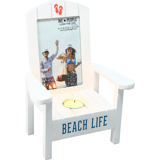 Beach Life Tealight Photo Frame (Holds 4" x 6" Photo)