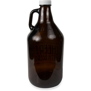 Cheers 64 oz Glass Growler