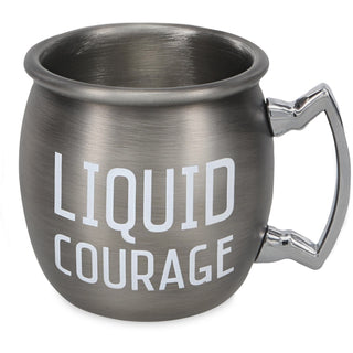 Liquid Courage 2 oz Stainless Steel Moscow Mule Shot