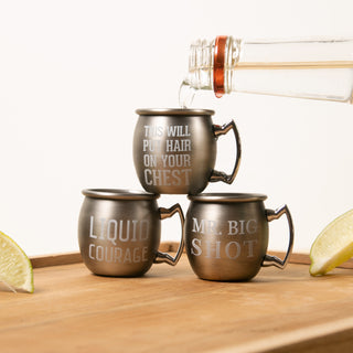 Liquid Courage 2 oz Stainless Steel Moscow Mule Shot