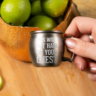 Hair on Your Chest 2 oz Stainless Steel Moscow Mule Shot