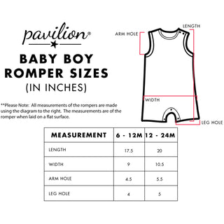 Beach Baby Boy Romper