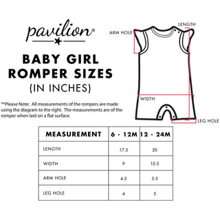 Beach Baby 6-12 Month Girl Romper