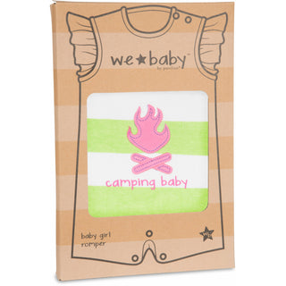 Camping Baby Girl Romper