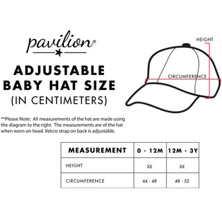 River Baby Adjustable Toddler Hat (0-12 Months)