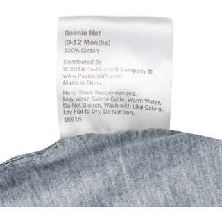 River Heathered Gray Beanie (0-12 Months)