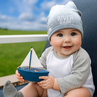River Heathered Gray Beanie