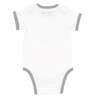 Camp Cutie Gray Trimmed Bodysuit