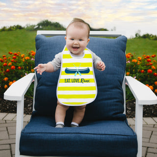 Canoes and Fish Reversible Bib 6 Months - 3 Years