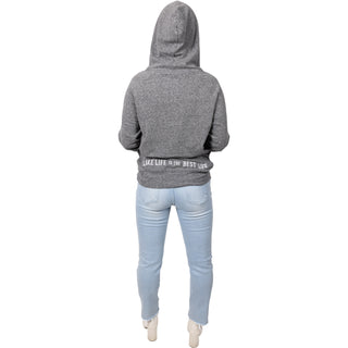 Lake Life Small Heather Gray Unisex Hooded Sweatshirt