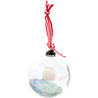 On the Boat 4" Iridescent Glass Ornament