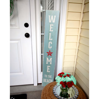 Welcome to the Beach 48" Wooden Sign