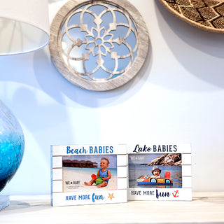 Lake Babies 7.5" x 6" Frame (Holds 6" x 4" Photo)