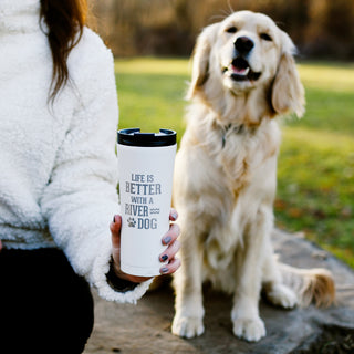 River Dog 17 oz Stainless Steel Travel Tumbler