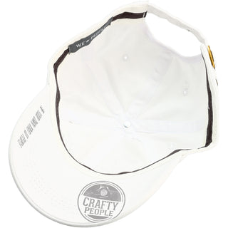 Crafty People White Adjustable Hat