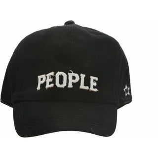 Custom People Black Adjustable Hat