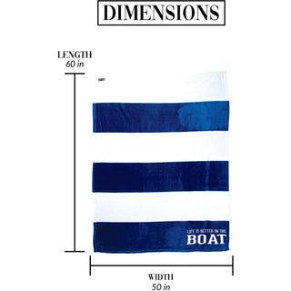 Boat 50" x 60" Royal Plush Blanket