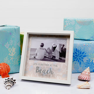 Beach 7.5" Shadow Box Frame (Holds 6" x 4" Photo)