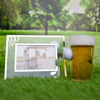 Golf Life 8.5" x 6.5" Glass Frame (Holds 6" x 4" Photo)