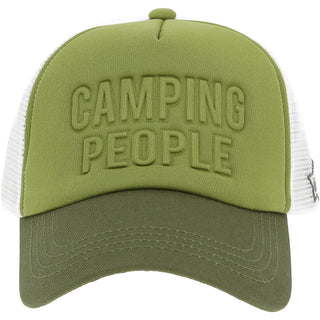 Camping People Adjustable Moss Green Neoprene Mesh Hat