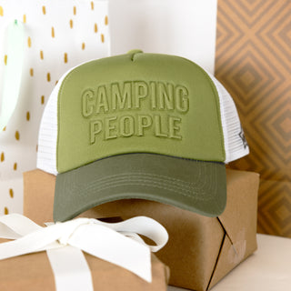 Camping People Adjustable Moss Green Neoprene Mesh Hat