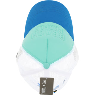 Beach People Adjustable Light Blue Neoprene Mesh Hat