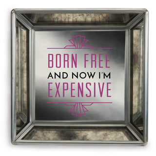 Born Free 4" Mirrored Tray