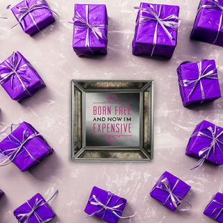 Born Free 4" Mirrored Tray